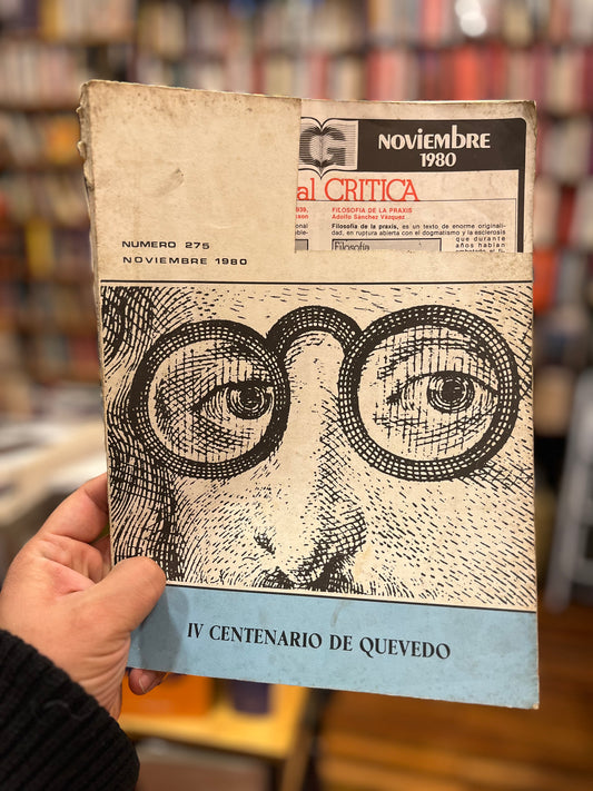 El libro español.  1980 IV Centenario de Quevedo