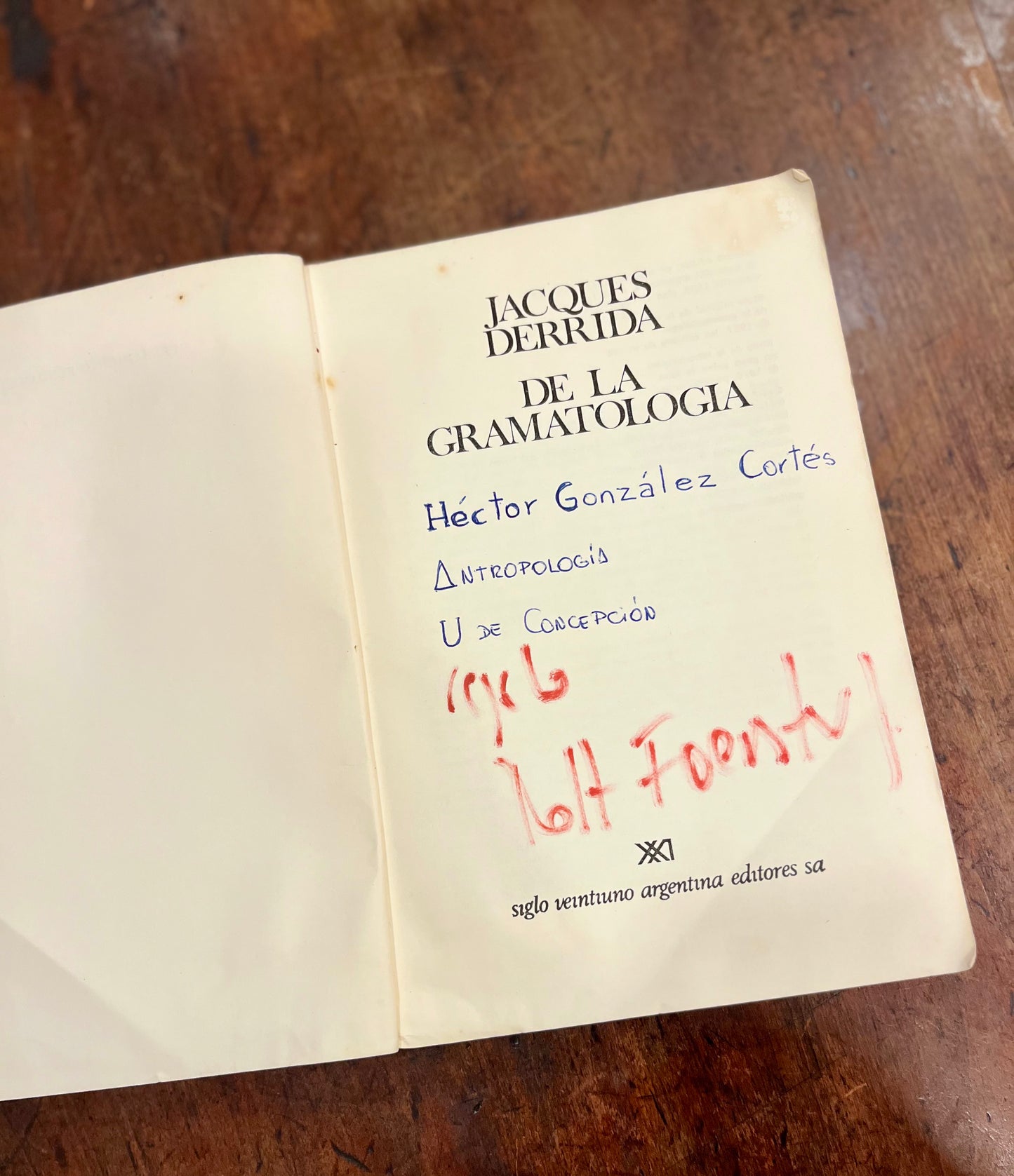 De la gramatología