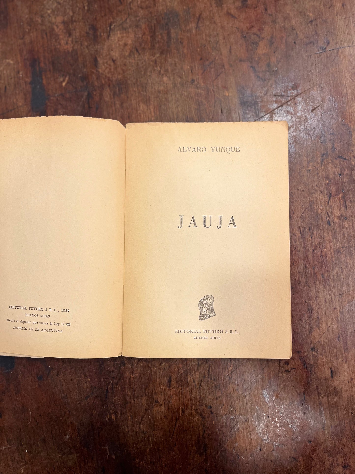 Jauja. Alvaro Yunque