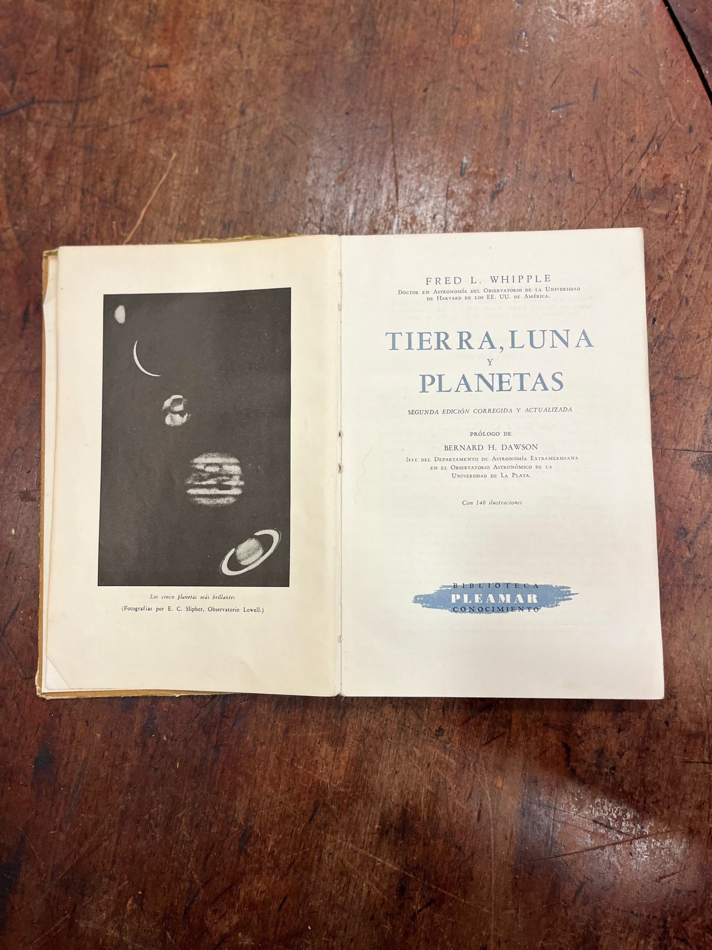 Tierra, luna y planetas.