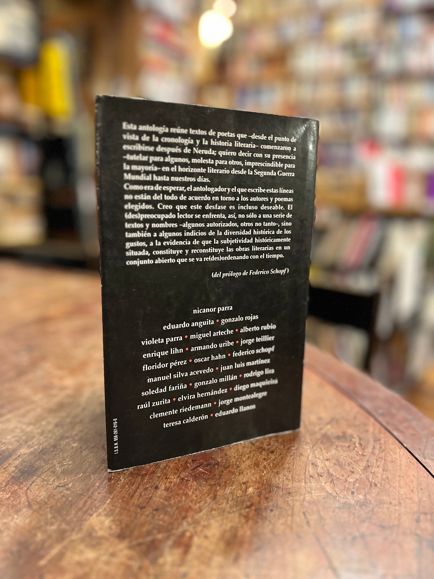 Poesía chilena de hoy. De Parra a nuestros días