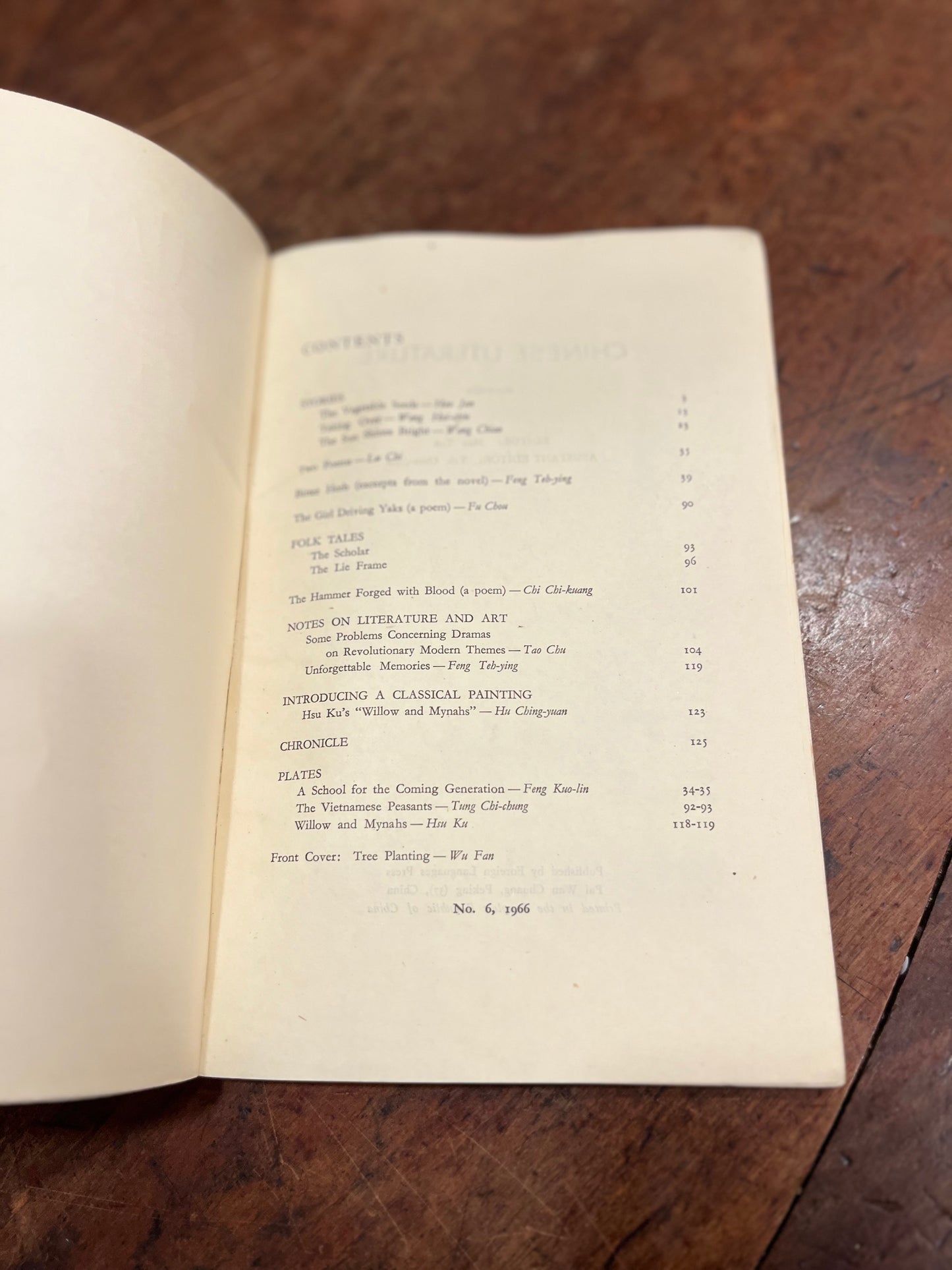 Chinese Literature Número Vol 1, año 1966