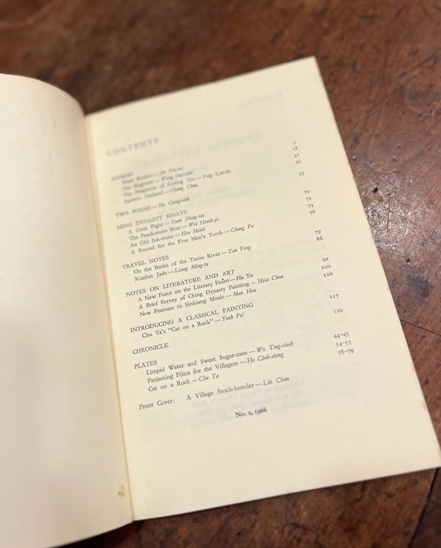 Chinese literature Monthly  Vol 2  año 1966