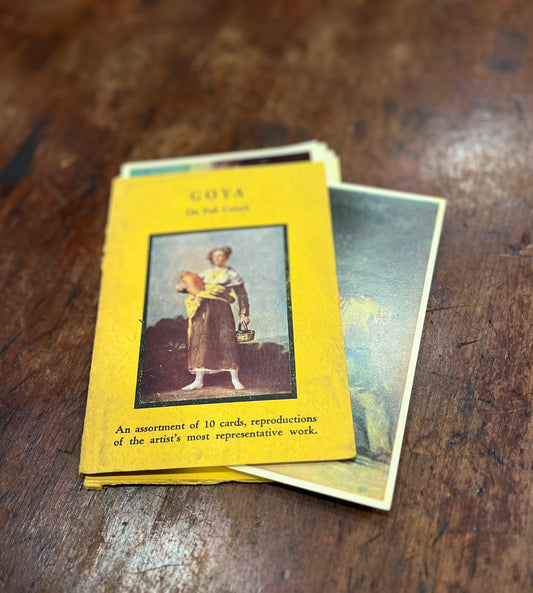 Goya Carpeta de postcards.