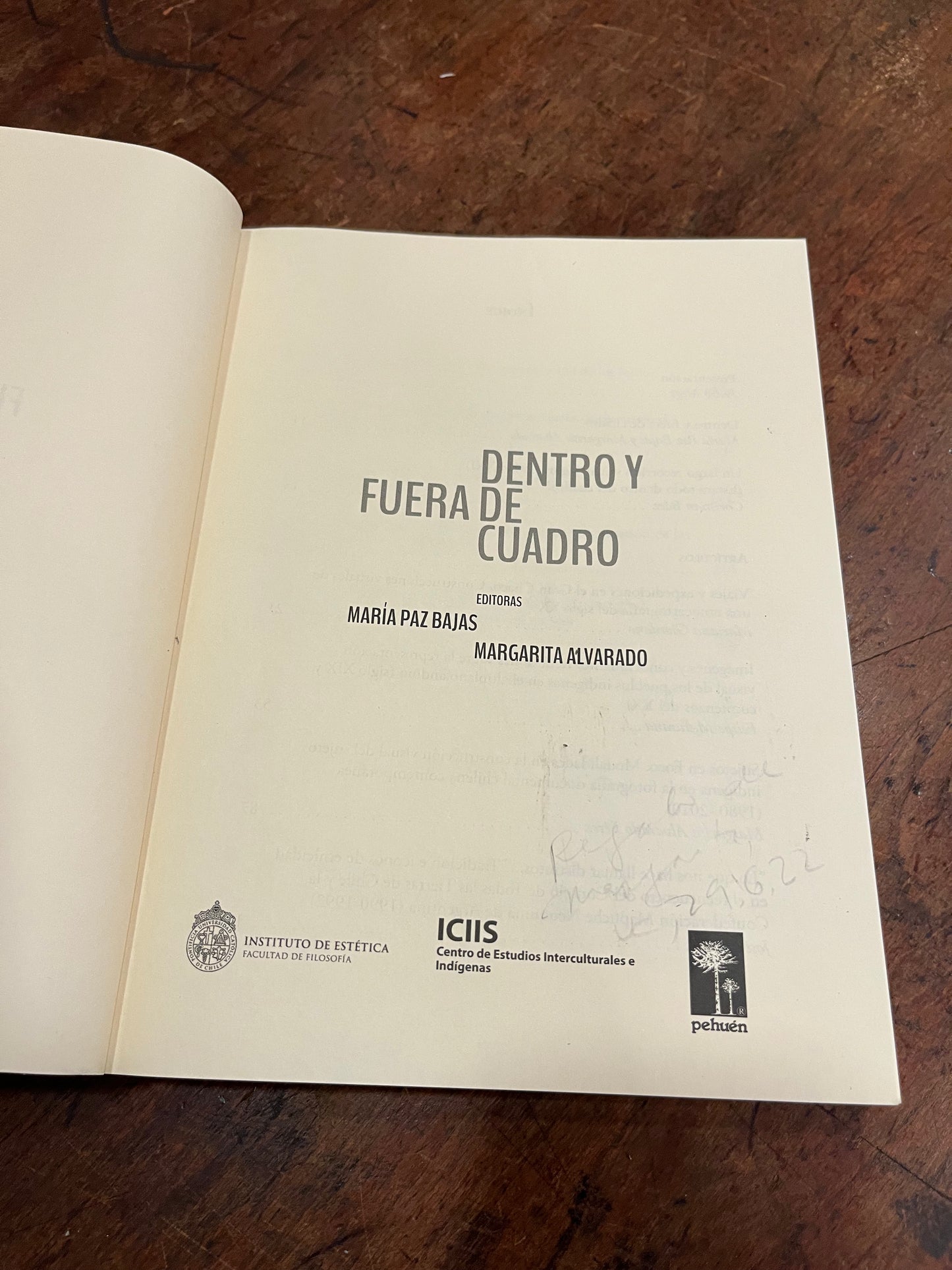 Dentro y fuera del cuadro. Identidad representación y auto representación de los pueblos indígenas