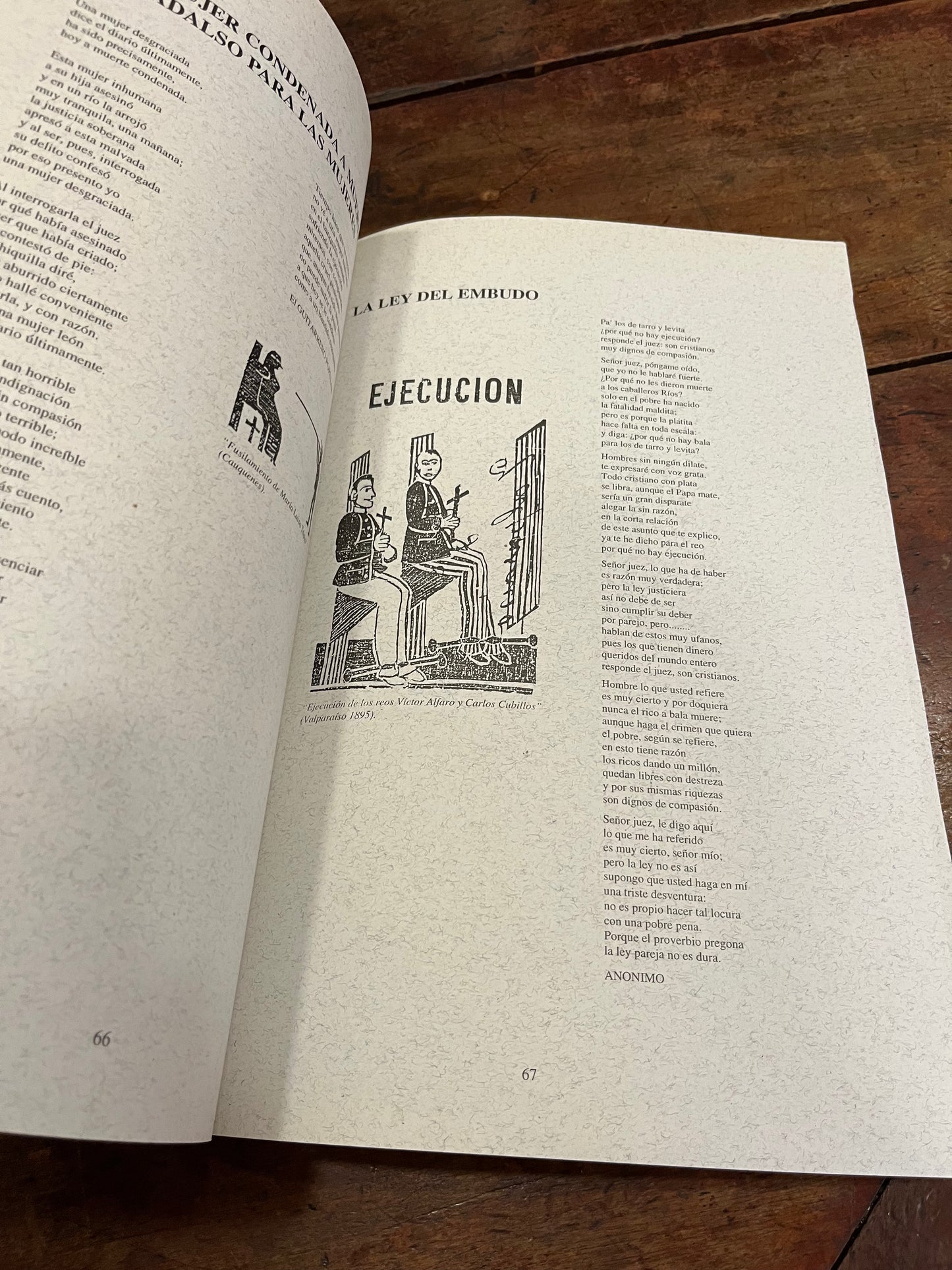 Versos por fusilamiento