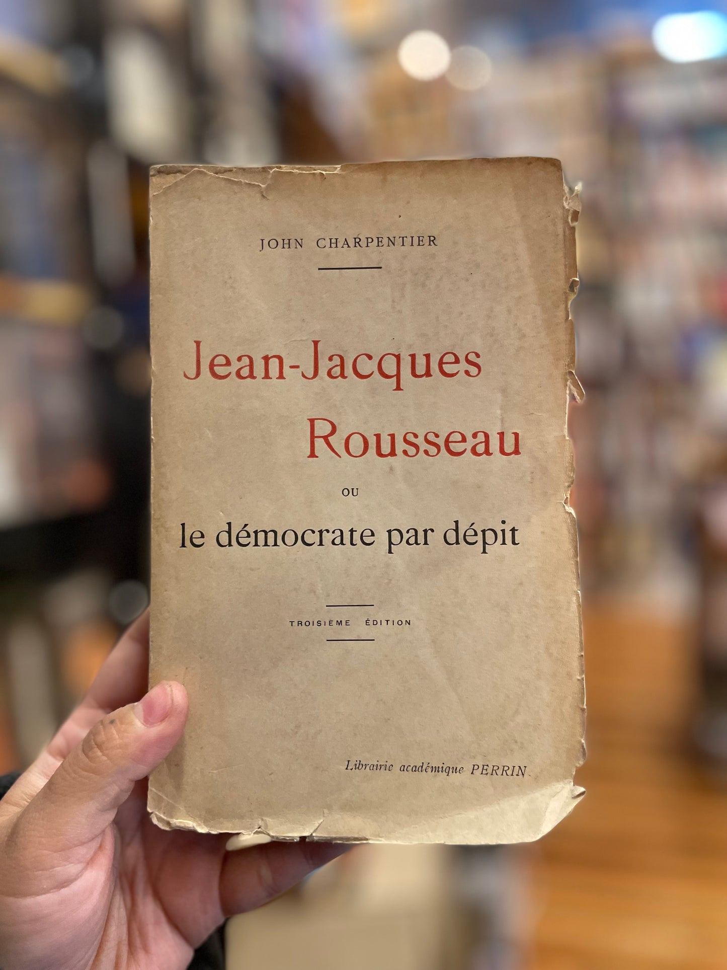 Jean-Jacques Rousseau ou le démocrate par dépit