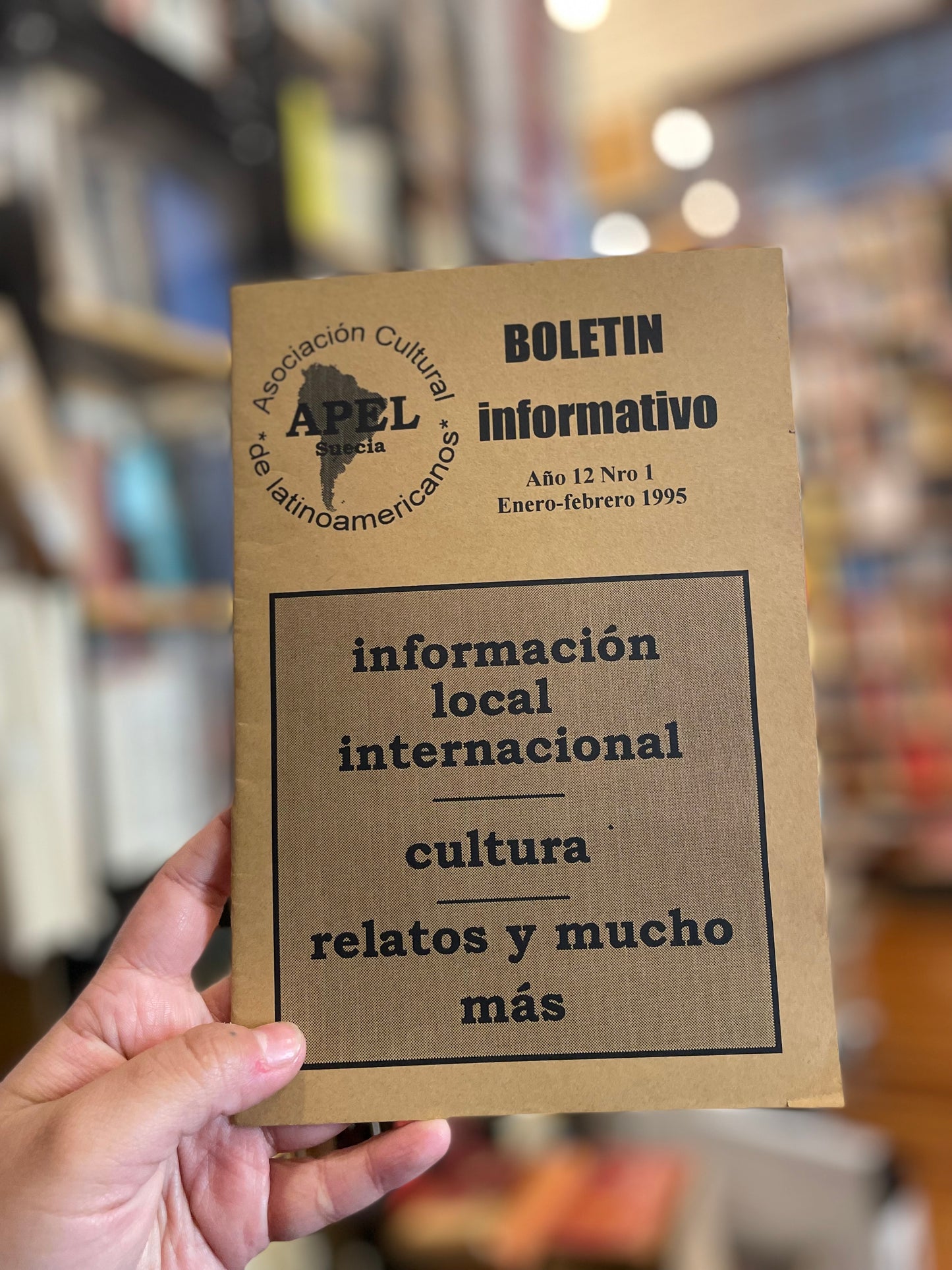 APEL año 12 N°1. Revista informativa realizada por chilenos en el exilio