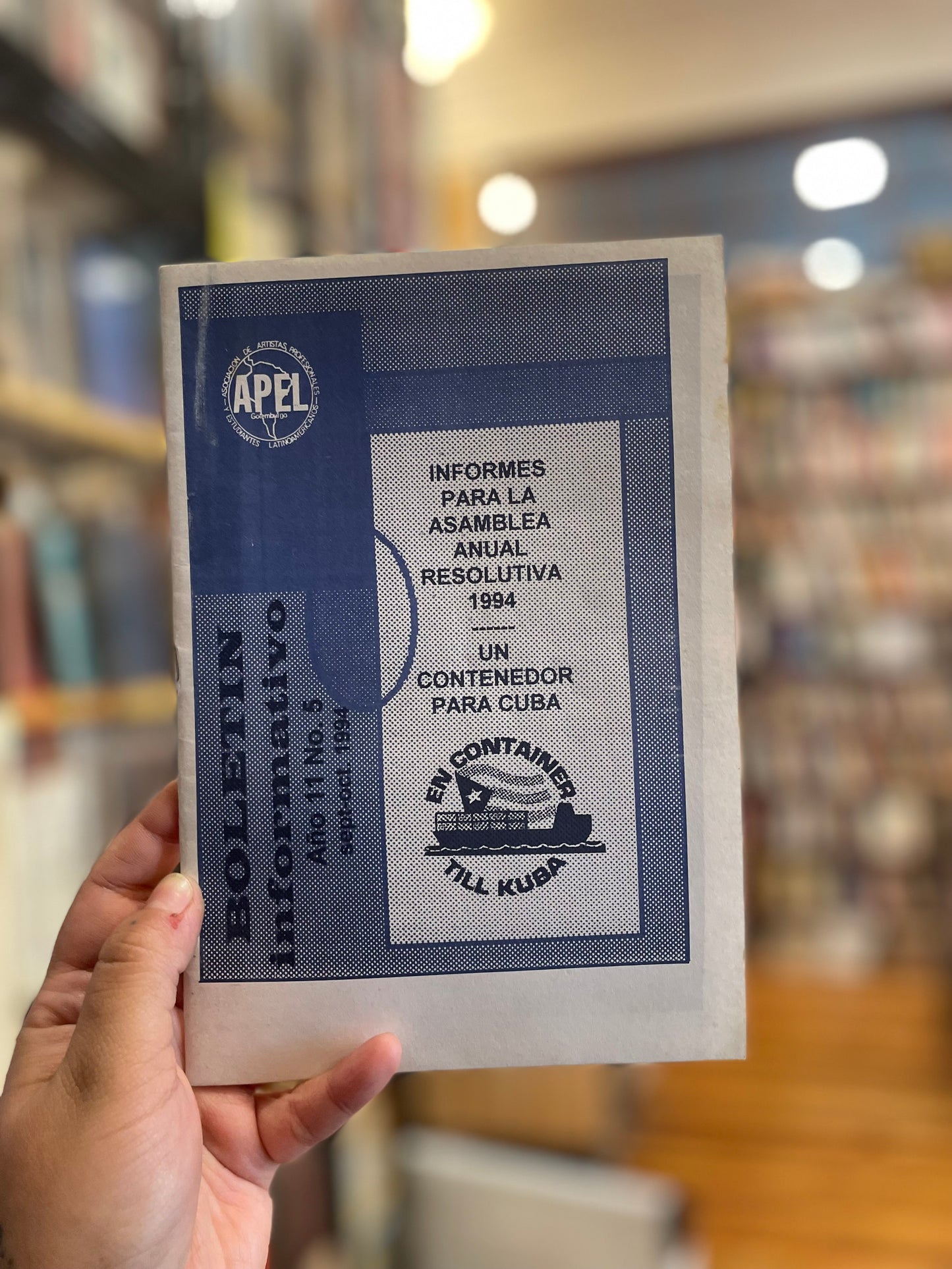 APEL año 11 N°5 Revista informativa realizada por chilenos en el exilio