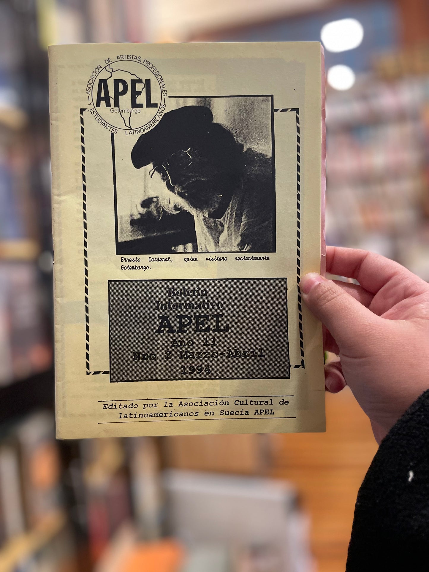 APEL año 11 N°2 Revista informativa realizada por chilenos en el exilio