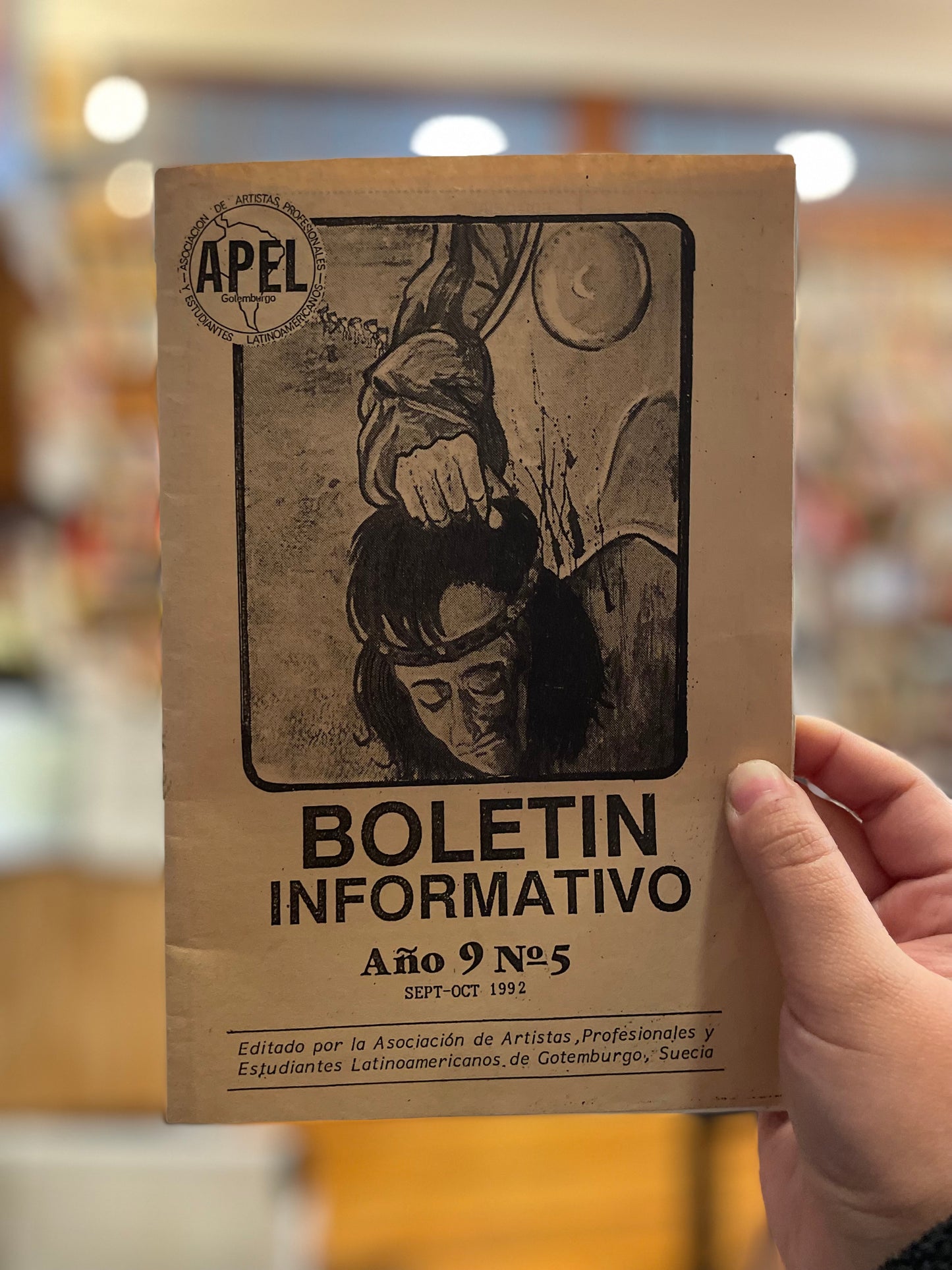 APEL año 9 N°5 Revista informativa realizada por chilenos en el exilio