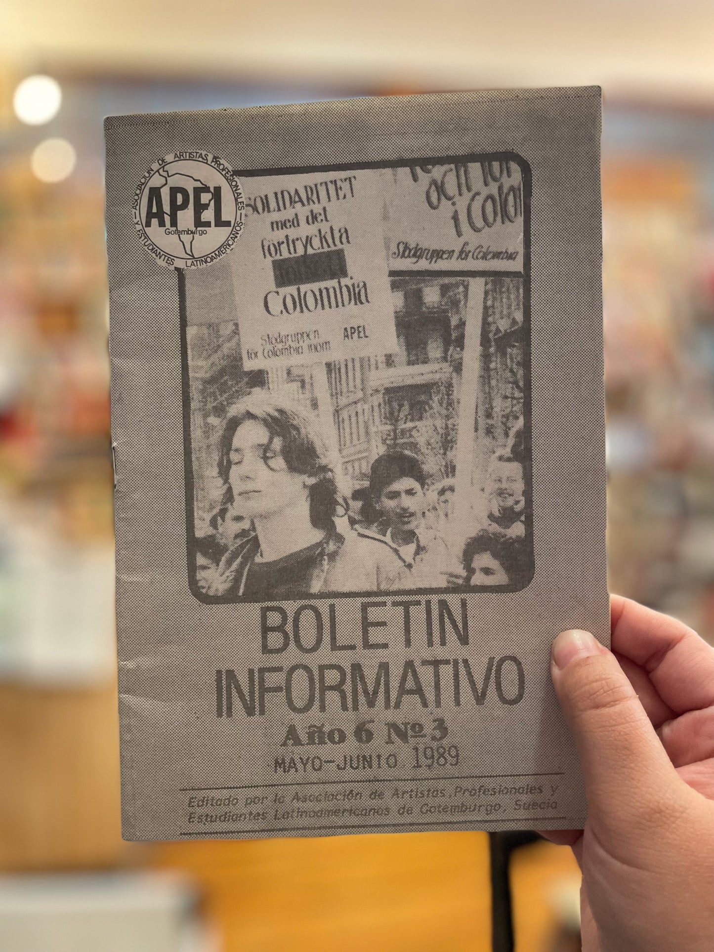 APEL año 6 N°3 Revista informativa realizada por chilenos en el exilio