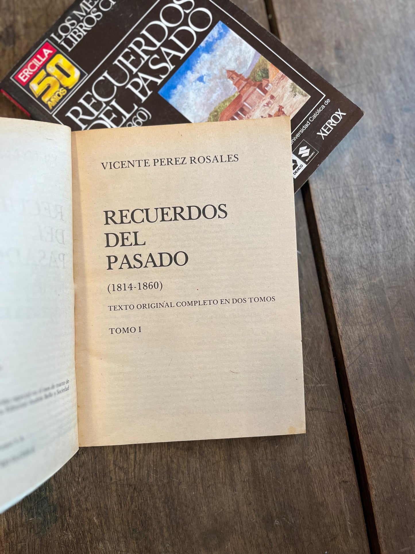 Recuerdos del pasado 2 tomos Colección 50 años Ercilla