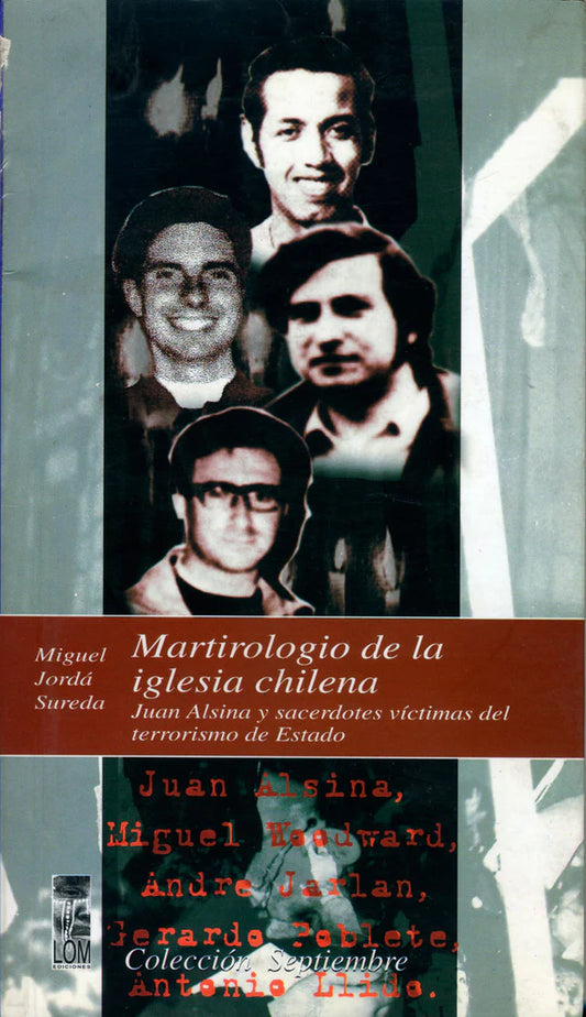 Martirologio de la iglesia chilena. Libro rescatado del incendio