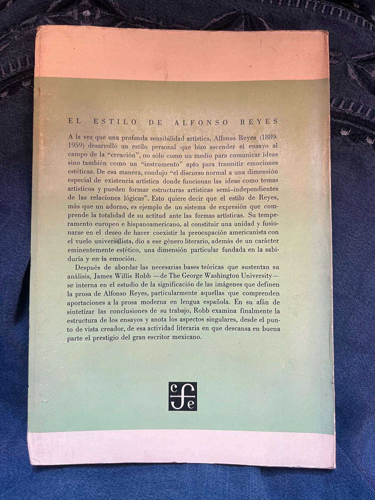 El estilo de Alfonso Reyes