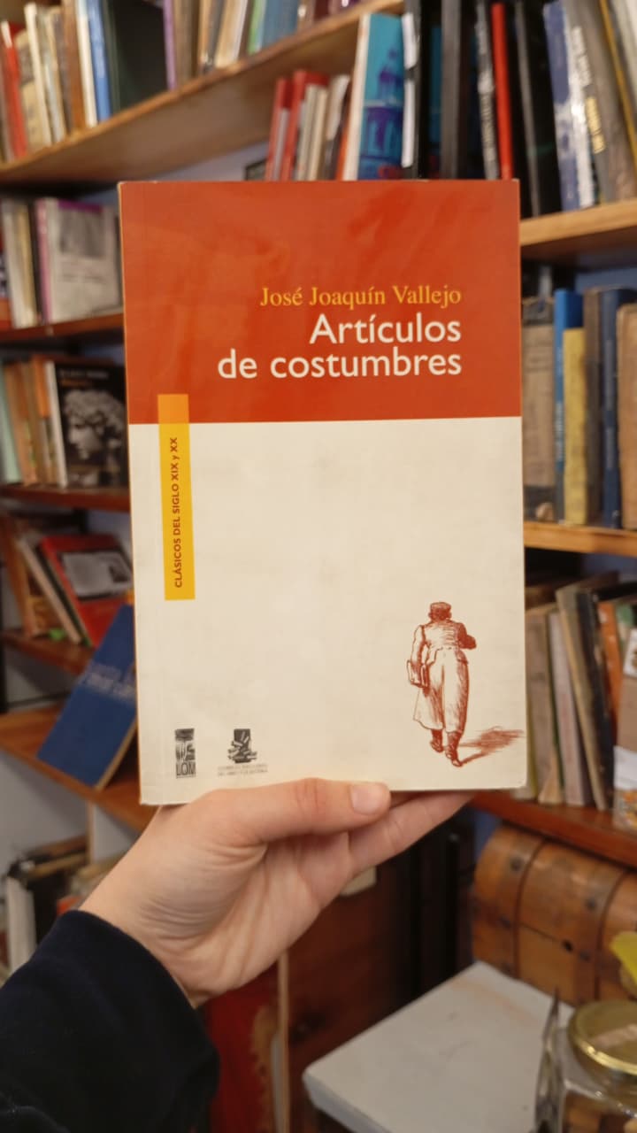Artículos de costumbres. Libro rescatado del incendio