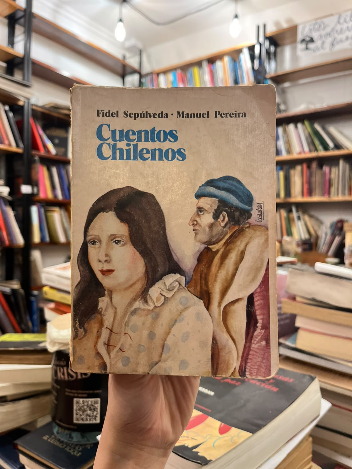Cuentos Chilenos. Libro rescatado del incendio