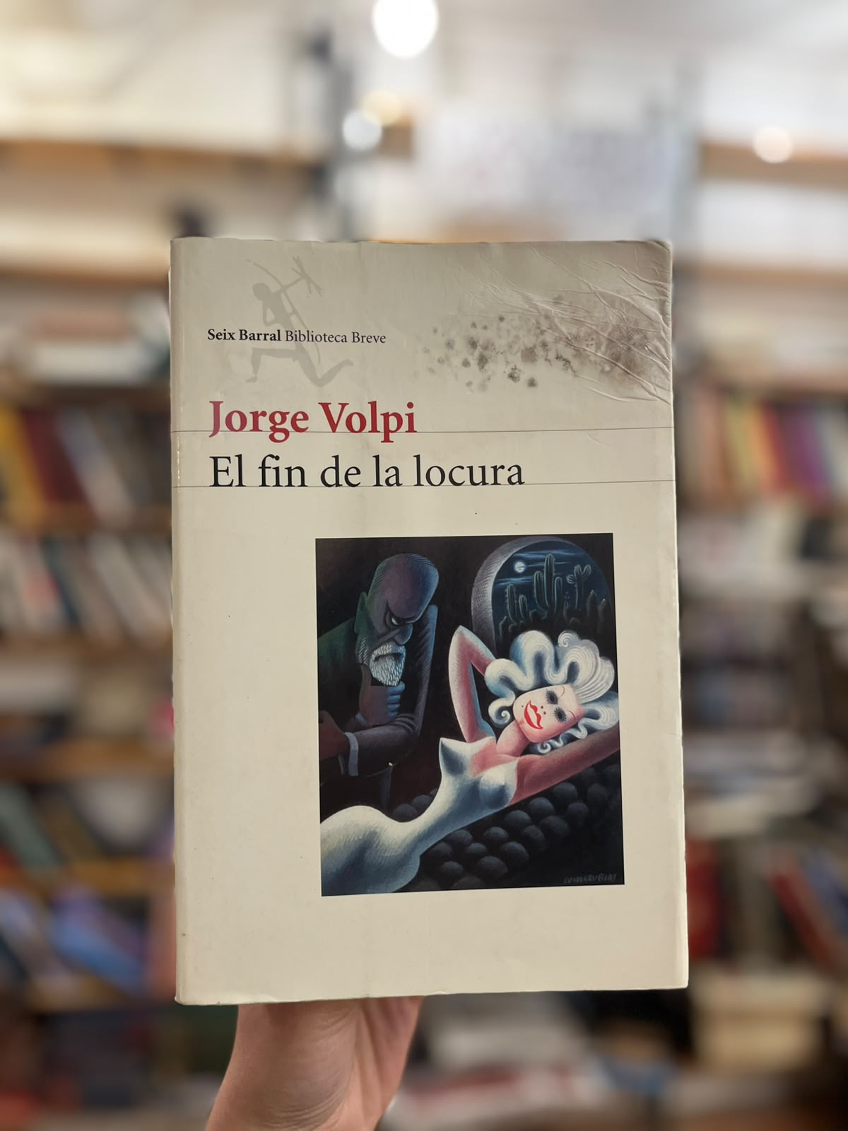 El fin de la locura. Libro rescatado del incendio.