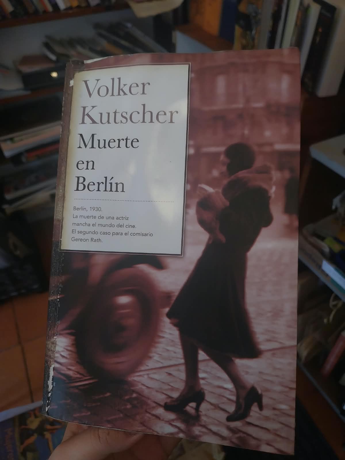 Muerte en Berlín. Libro rescatado del incendio