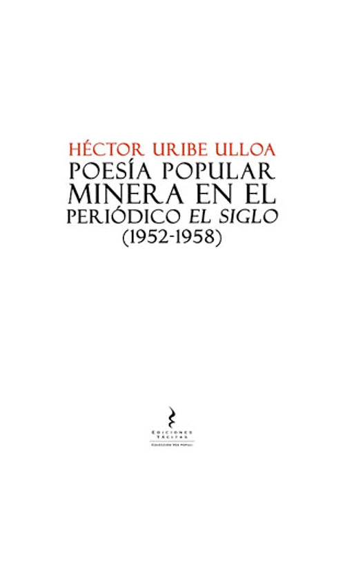 Poesía popular minera en el periódico El Siglo (1952-1958)